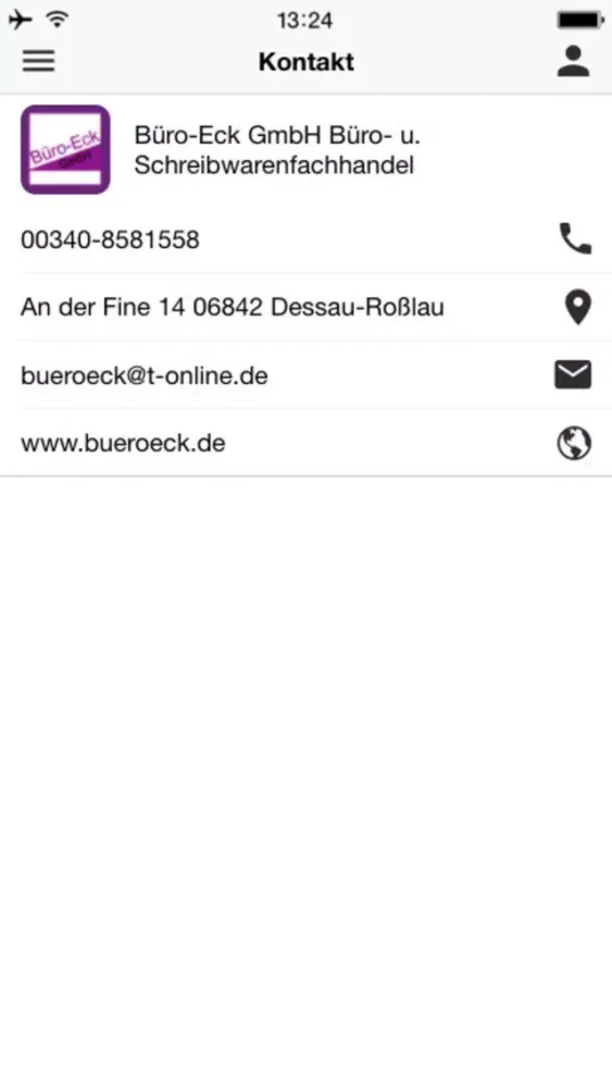 Zrzuty ekranu Büro-Eck GmbH