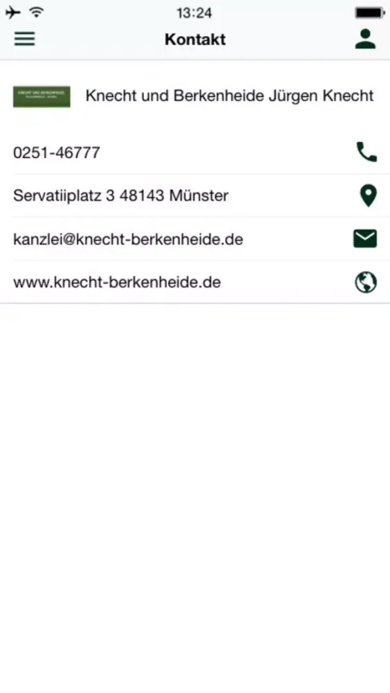 Captures d'écran de Kanzlei Knecht & Berkenheide