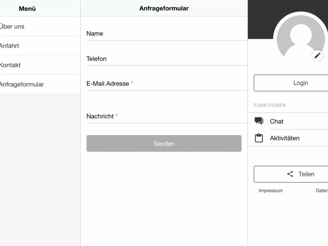 Ảnh chụp màn hình của Reisebüro Henschel iPad 