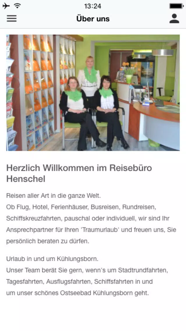 Ảnh chụp màn hình của Reisebüro Henschel
