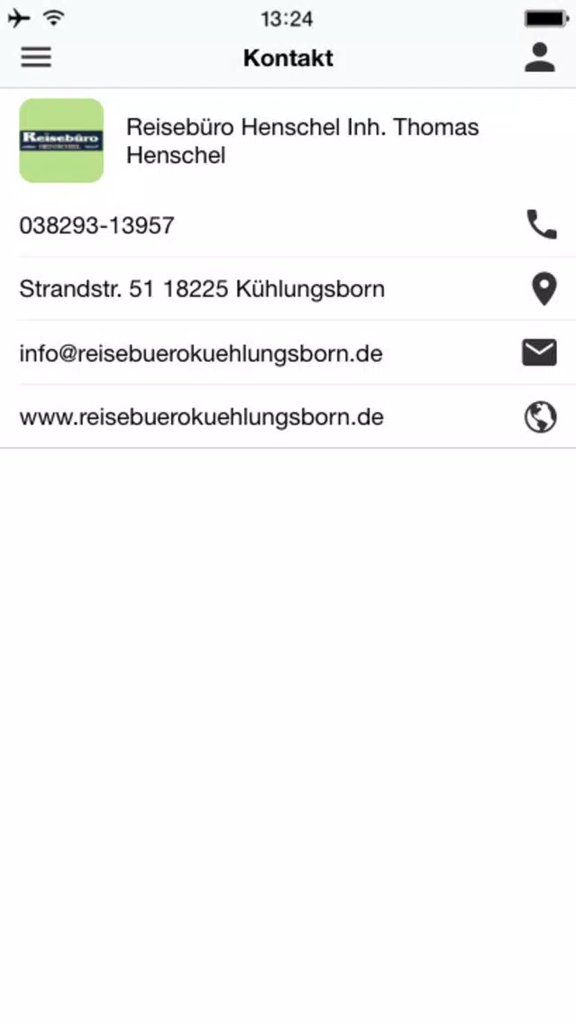 Ảnh chụp màn hình của Reisebüro Henschel