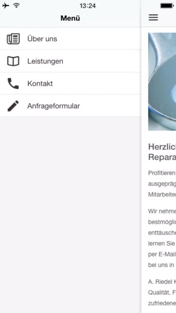 Скриншоты A. Riedel Kfz-Reparatur GmbH