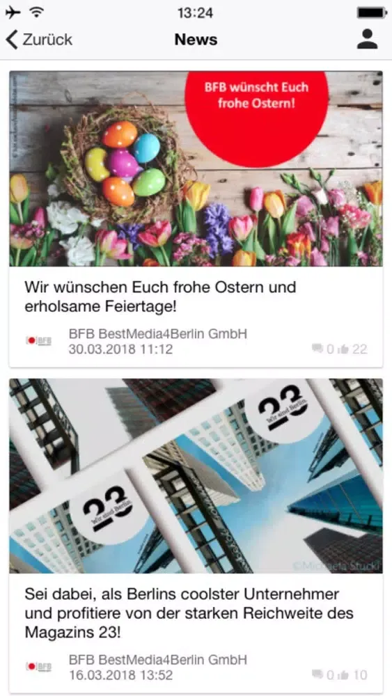 Screenshot di BFB BusinessApp