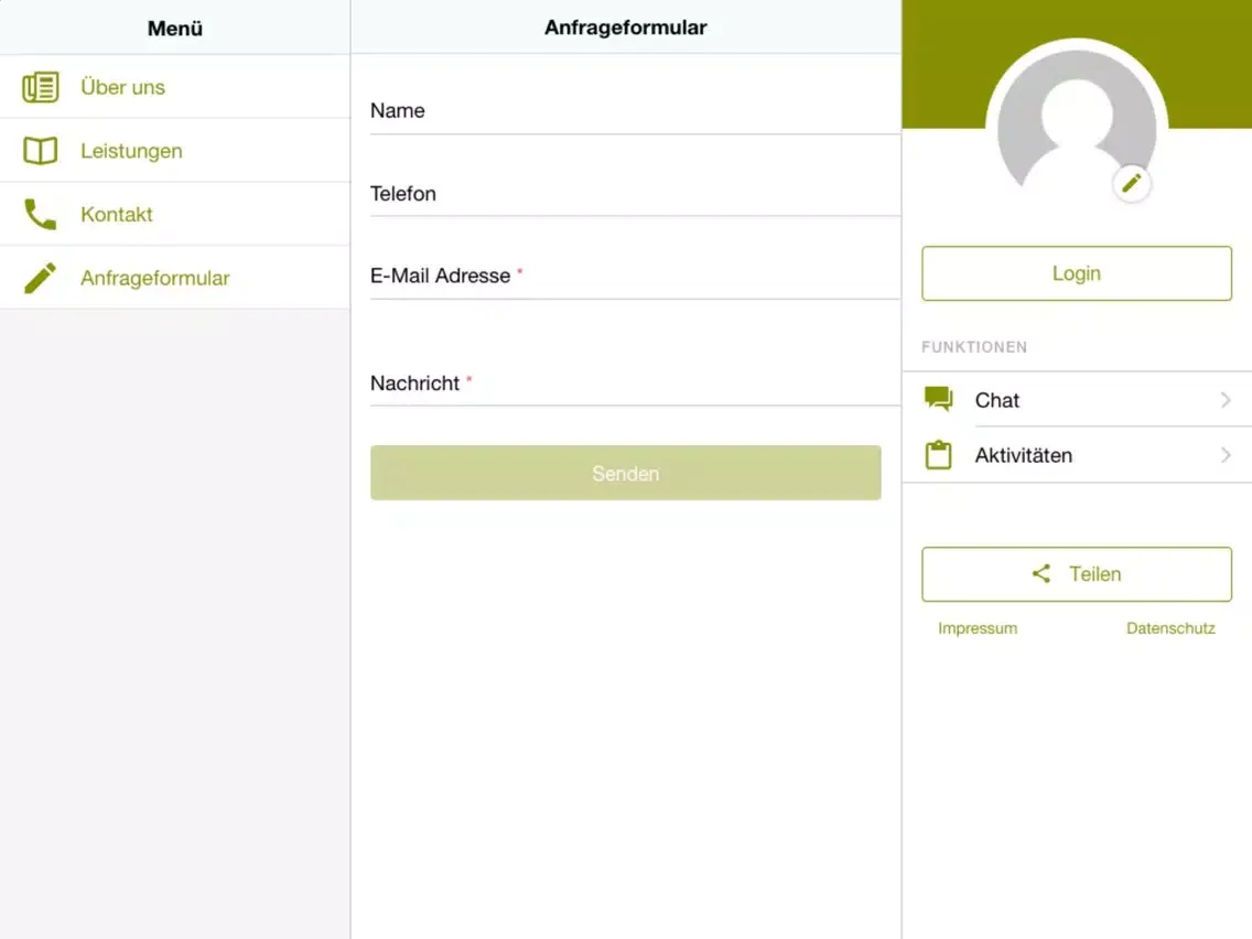 LDTH GmbH Bergen iPad  스크린샷