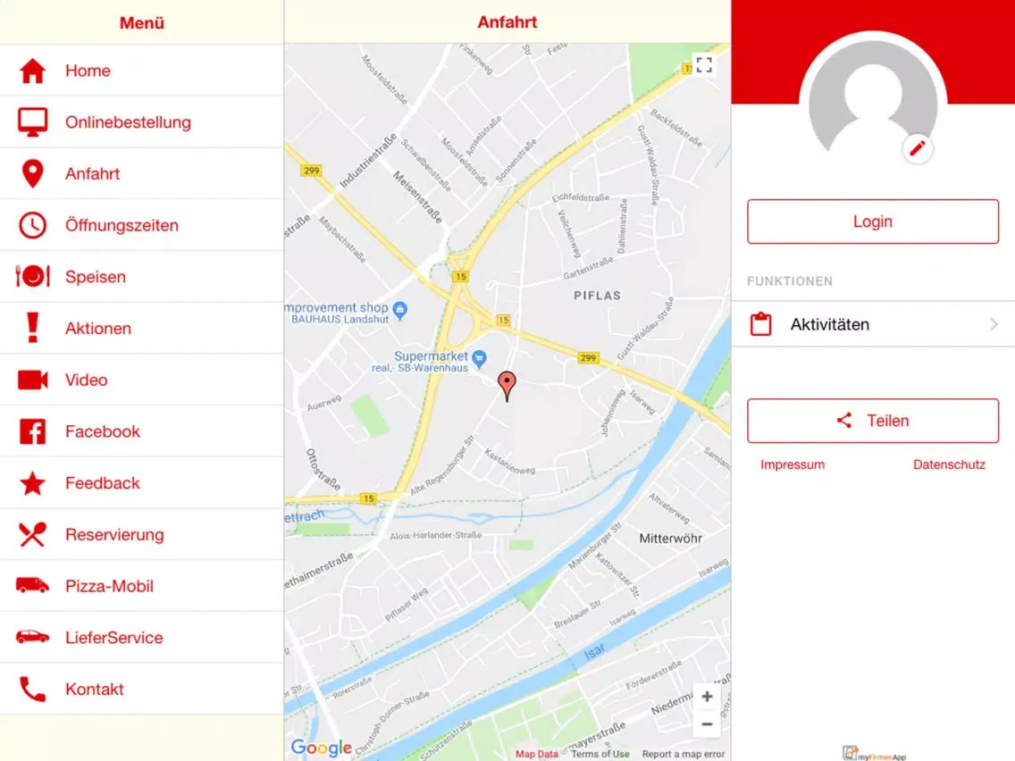 PizzaStube iPad 应用截图
