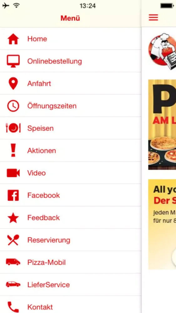 PizzaStube应用截图