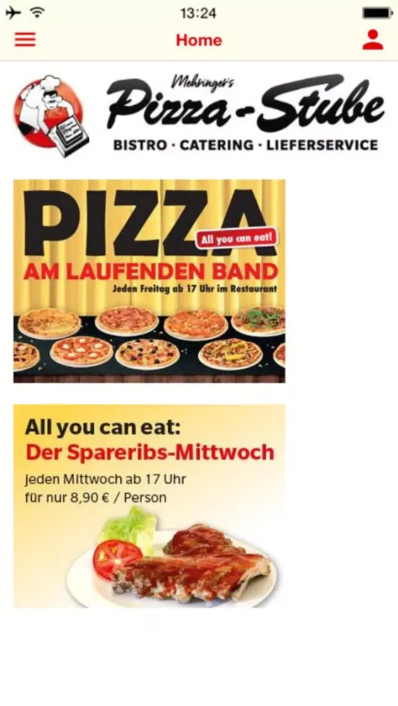 PizzaStube应用截图
