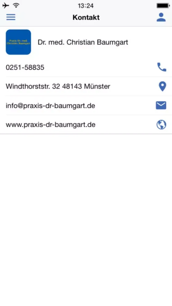 Dr. med. Christian Baumgart 스크린샷