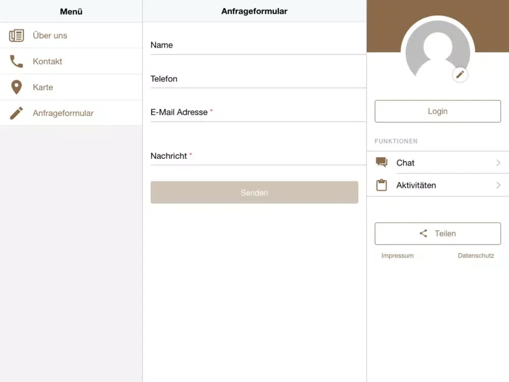 Tangkapan layar GJR Grüner Wald iPad 