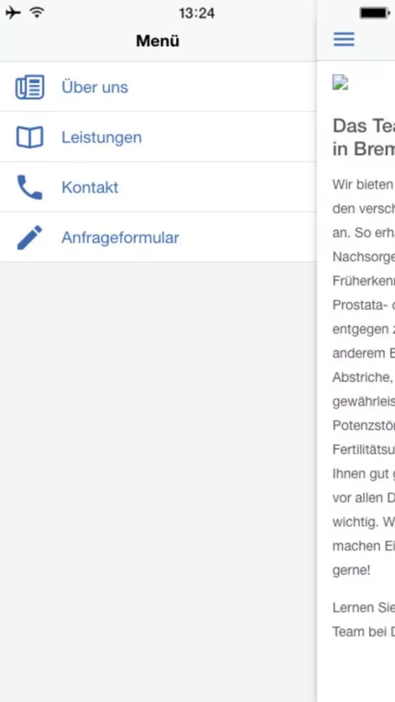Tangkapan layar Dr. Tim Hülskamp Urologie