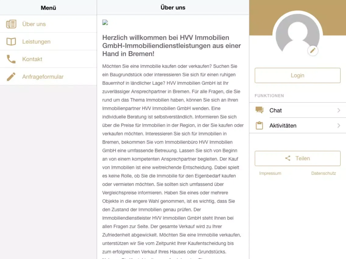 Captures d'écran de HVV Immobilien GmbH iPad 
