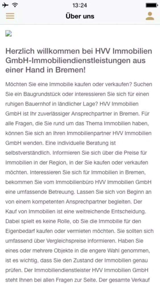 Captures d'écran de HVV Immobilien GmbH