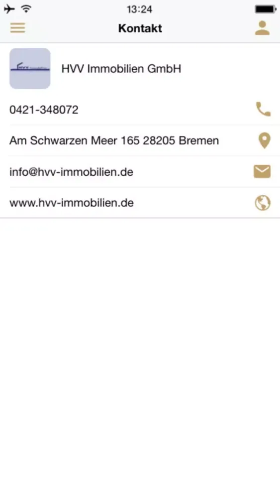 Captures d'écran de HVV Immobilien GmbH