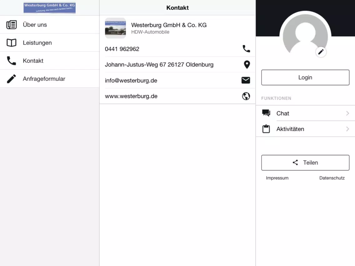Westerburg GmbH & Co. KG iPad 应用截图