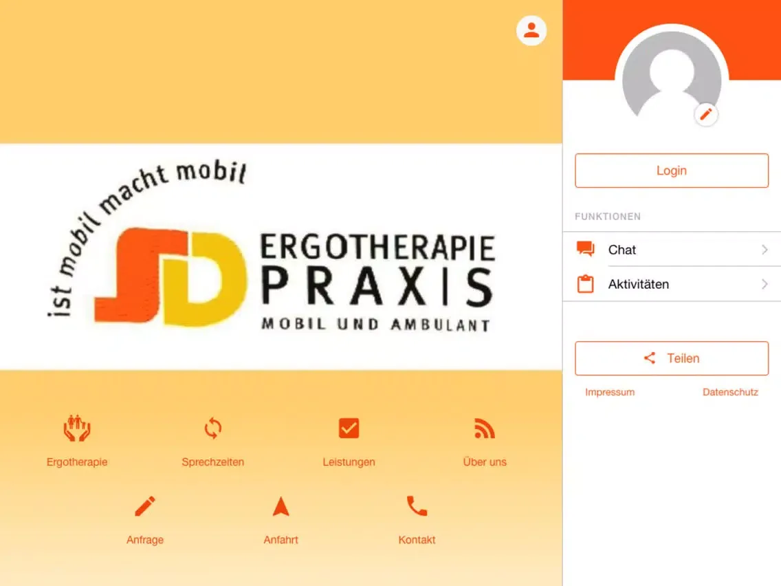 Capturas de tela do Ergotherapie Dettmer iPad 
