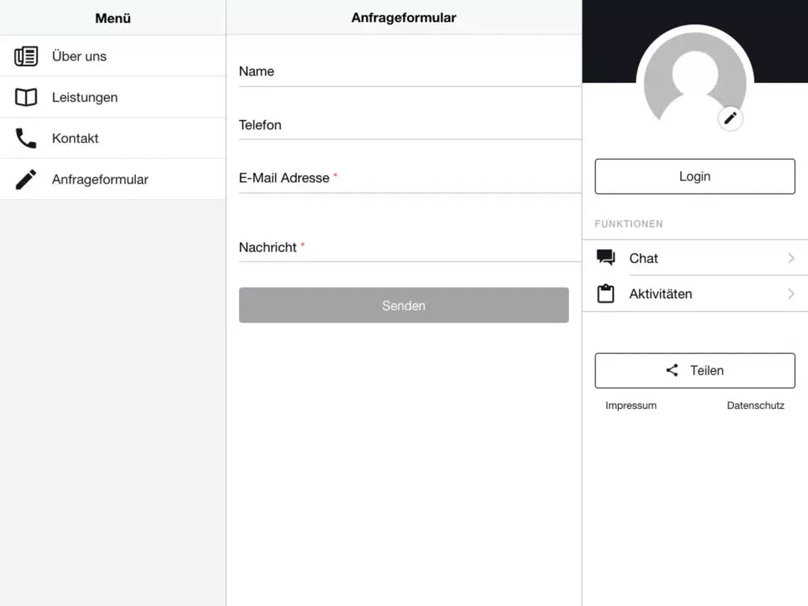 Tangkapan layar Autohaus Budde GmbH iPad 