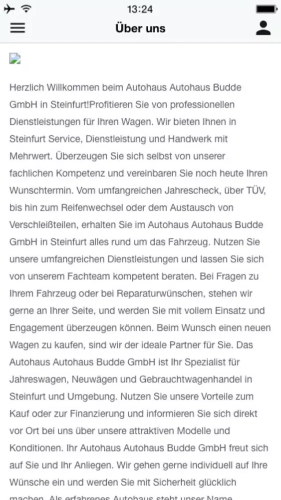 Tangkapan layar Autohaus Budde GmbH