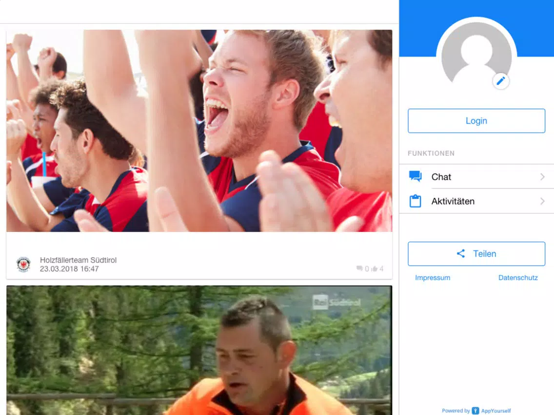Скриншоты Holzer-App iPad 
