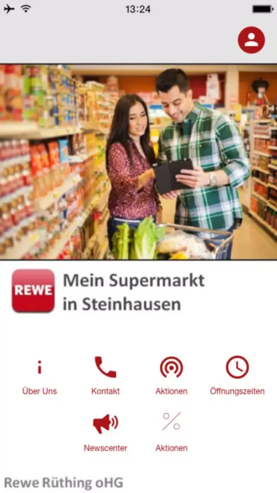 ภาพหน้าจอของ Rewe Steinhausen