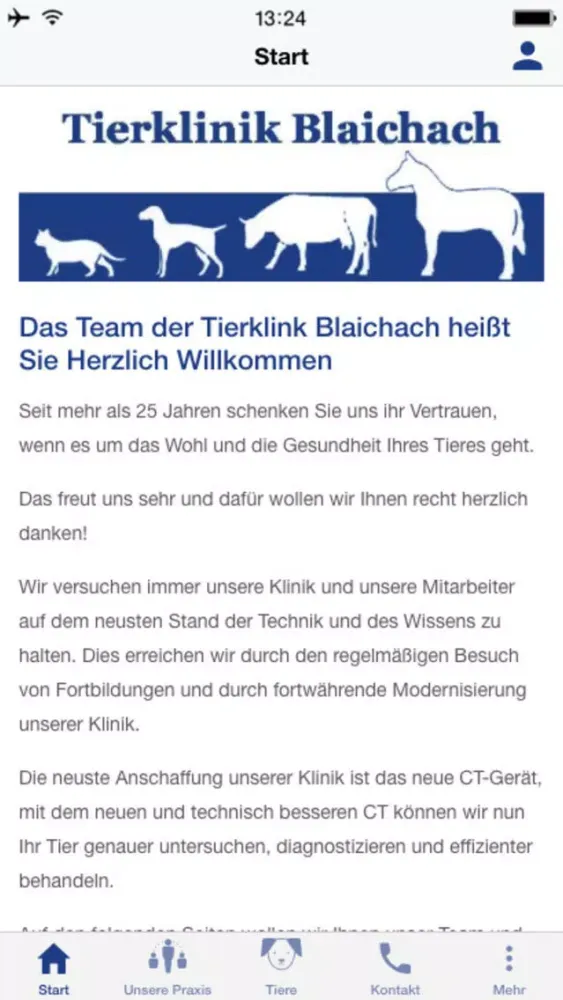 Tierklinik Blaichach应用截图