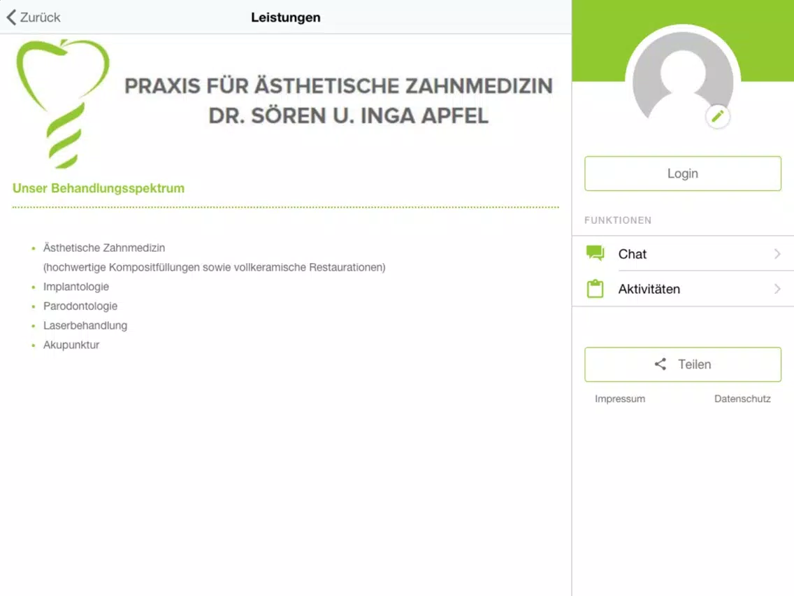 تصاویر ZÄ Dr. Sören & Inga Apfel iPad 
