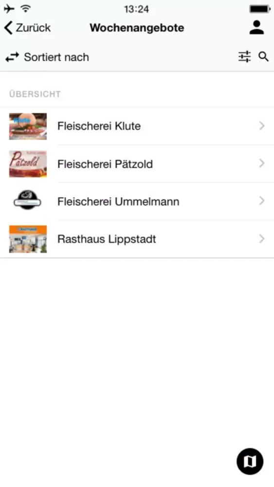 Tangkapan skrin Fleischer-App