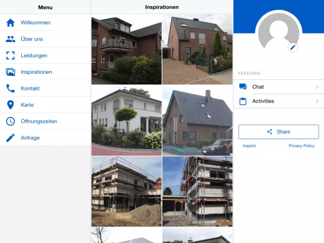 Captures d'écran de Stuke Bau Bauunternehmen iPad 