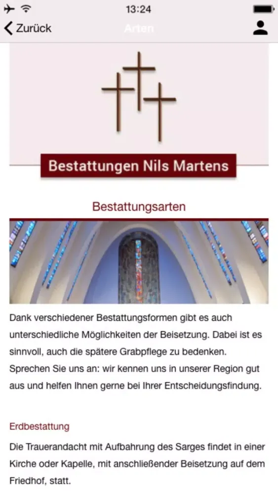Bestattungen Nils Martens Ekran Görüntüleri