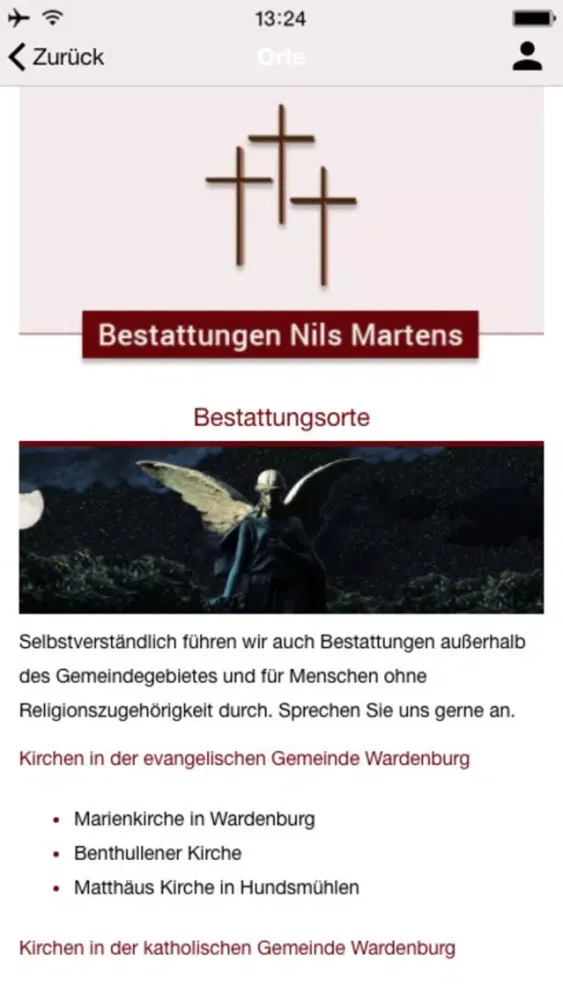 Bestattungen Nils Martens Ekran Görüntüleri