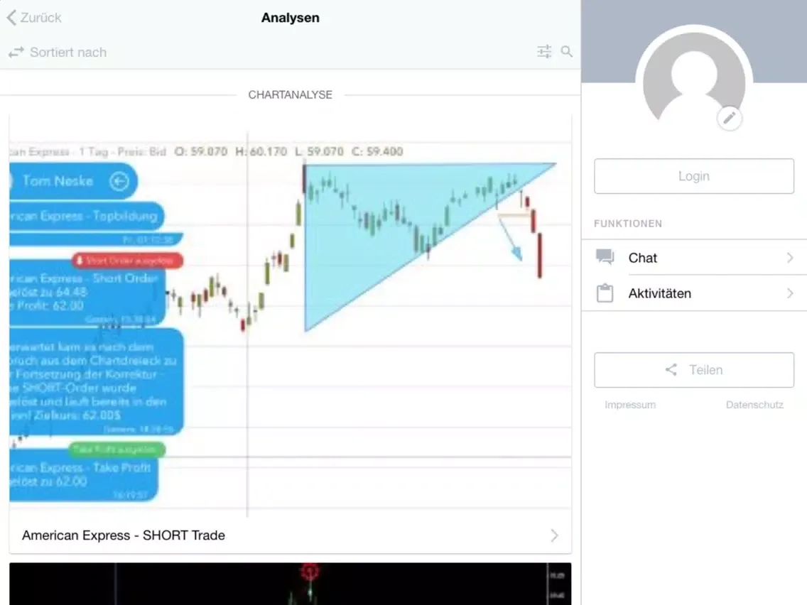 Tangkapan skrin Your Trading Mentor iPad 