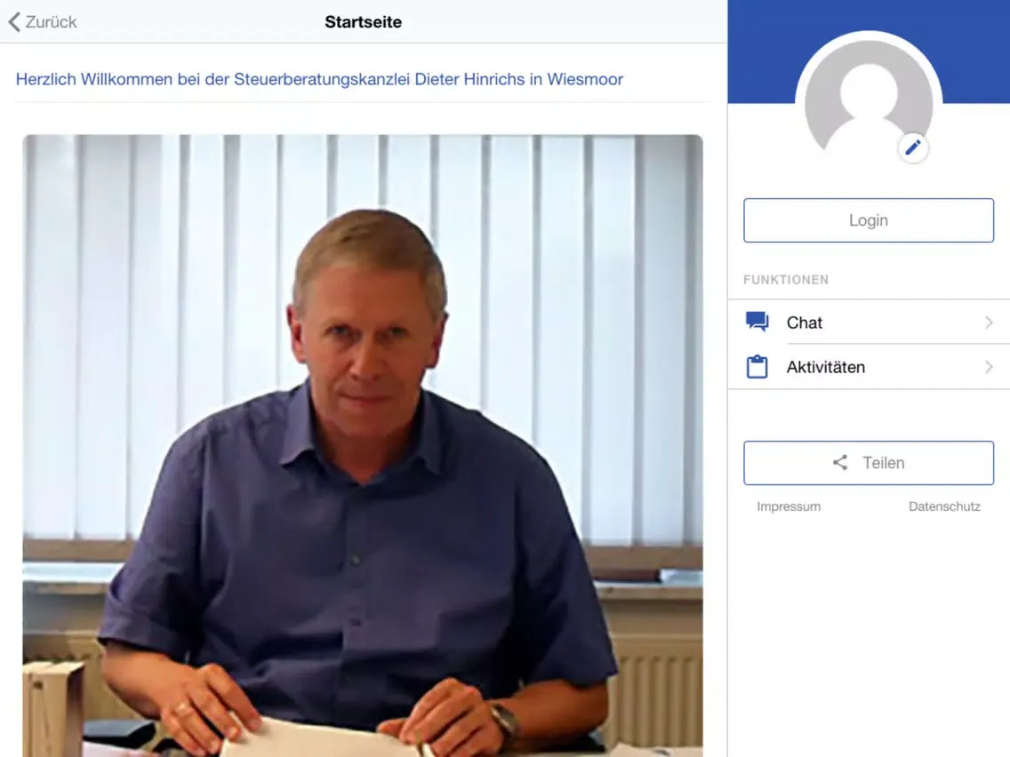 Dieter Hinrichs StB iPad  स्क्रीनशॉट