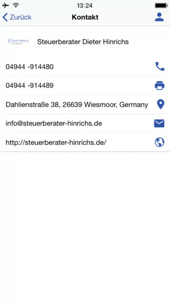 Dieter Hinrichs StB स्क्रीनशॉट