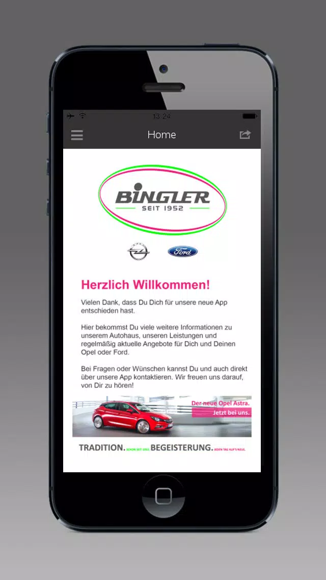 Ảnh chụp màn hình của myBingler - Dein Autohaus