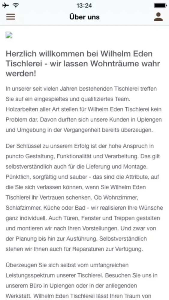 Capturas de pantalla de Wilhelm Eden Tischlerei