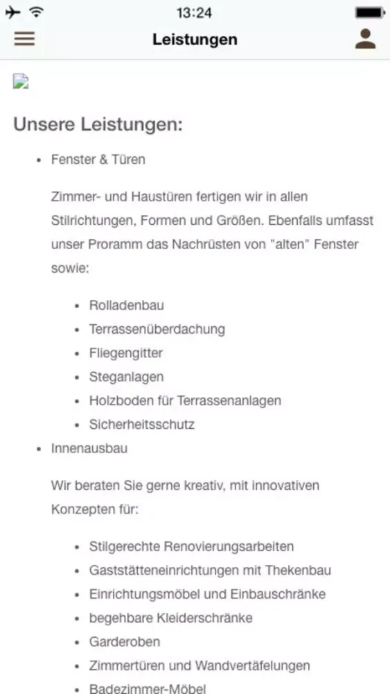 Capturas de pantalla de Wilhelm Eden Tischlerei