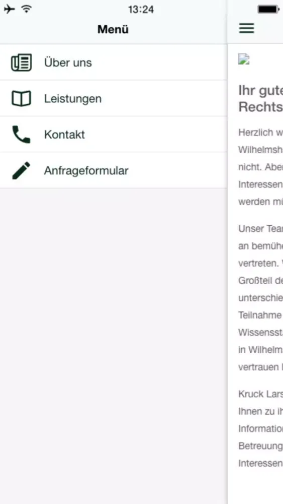 Tangkapan skrin Kruck Lars Rechtsanwalt