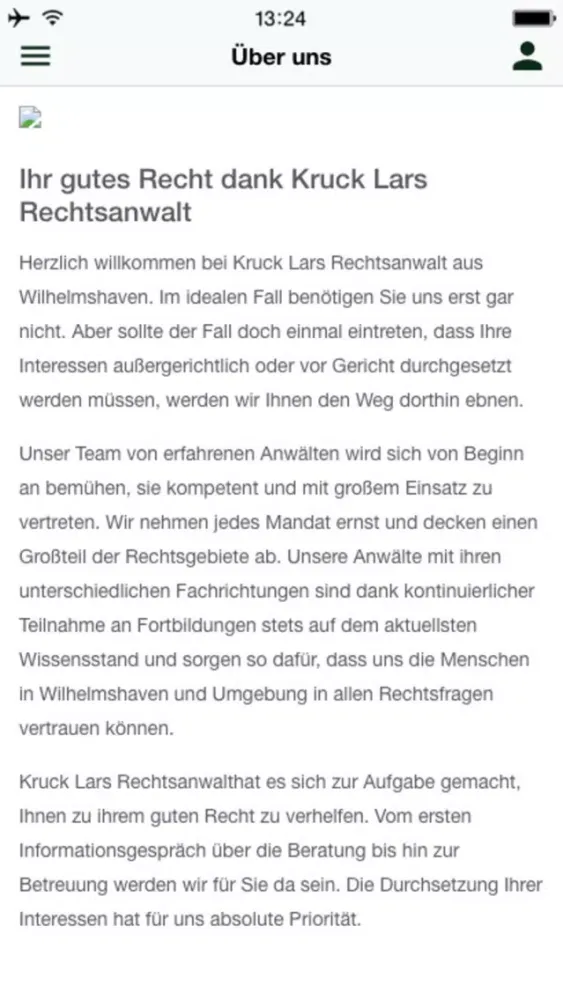 Tangkapan skrin Kruck Lars Rechtsanwalt