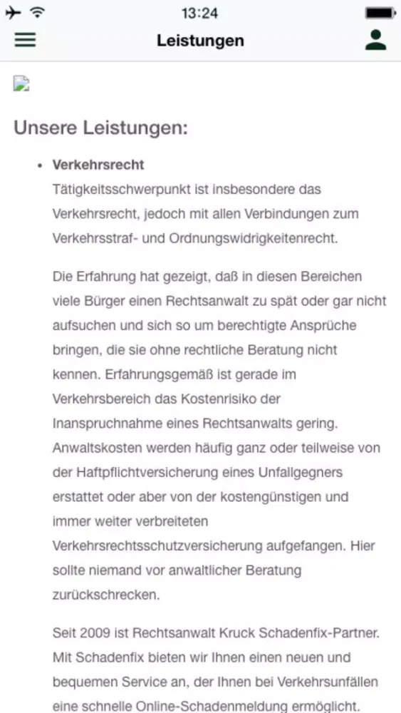 Tangkapan skrin Kruck Lars Rechtsanwalt