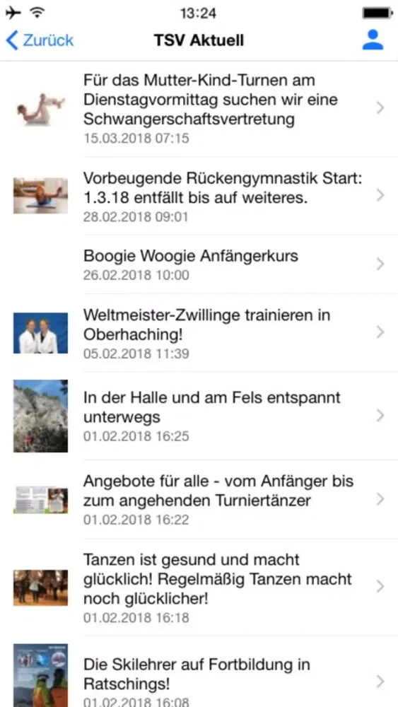 TSV Oberhaching e. V. 스크린샷