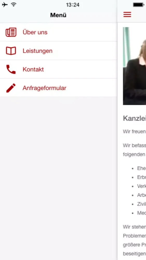 Tangkapan layar Fee Kinder Rechtsanwältin