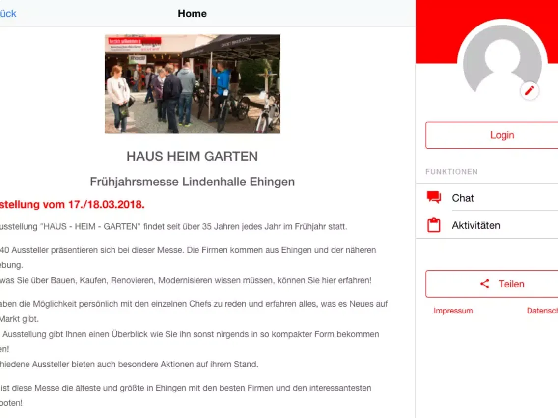 Captures d'écran de Haus-Heim-Garten iPad 