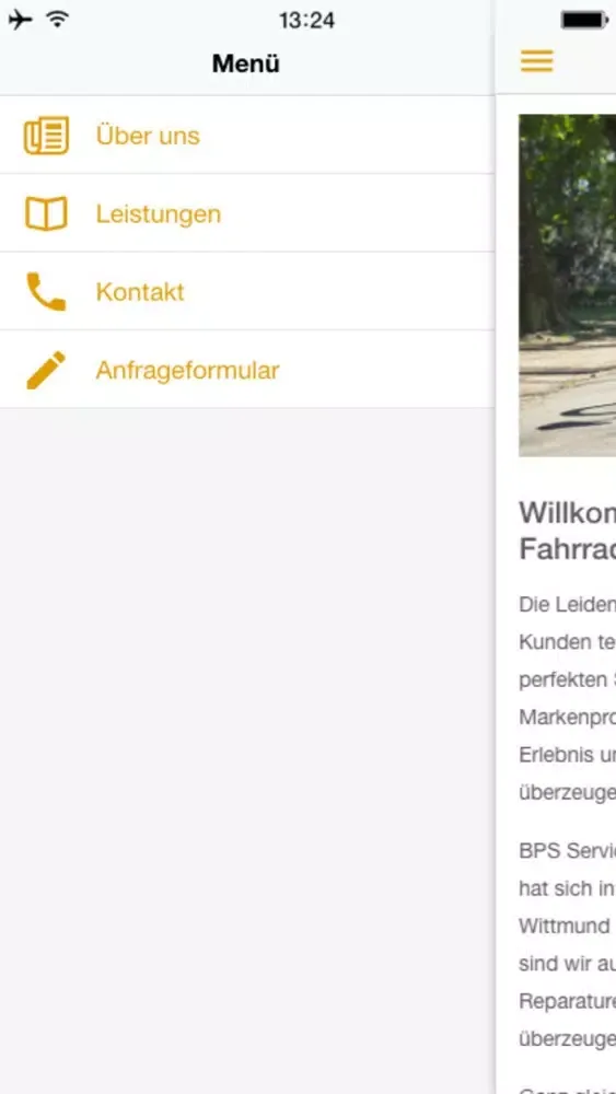 Tangkapan skrin BPS Service Fahrräder