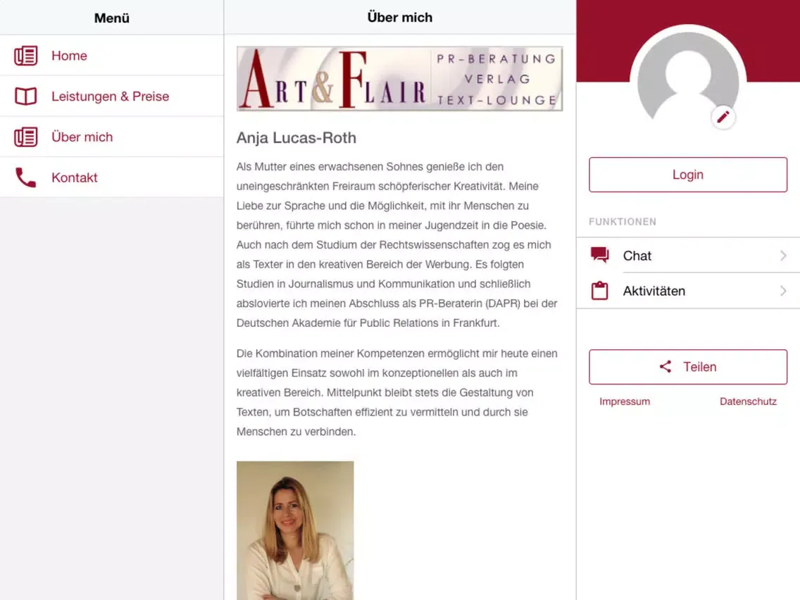 تصاویر Art+Flair PR-Beratung & Verlag iPad 