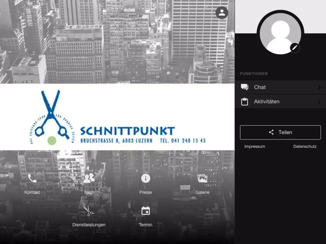 Schnittpunkt Luzern iPad  스크린샷