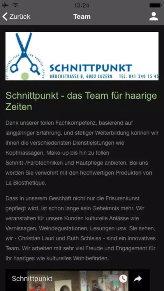 Schnittpunkt Luzern 스크린샷