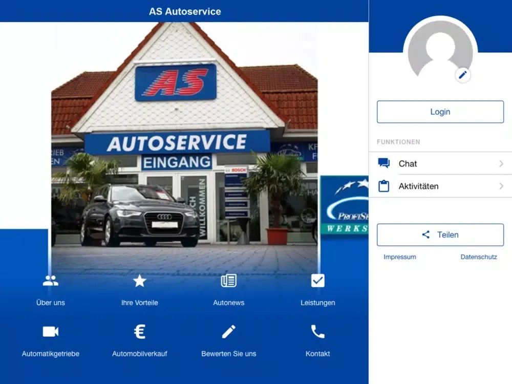 AS Autoservice iPad  Screenshots