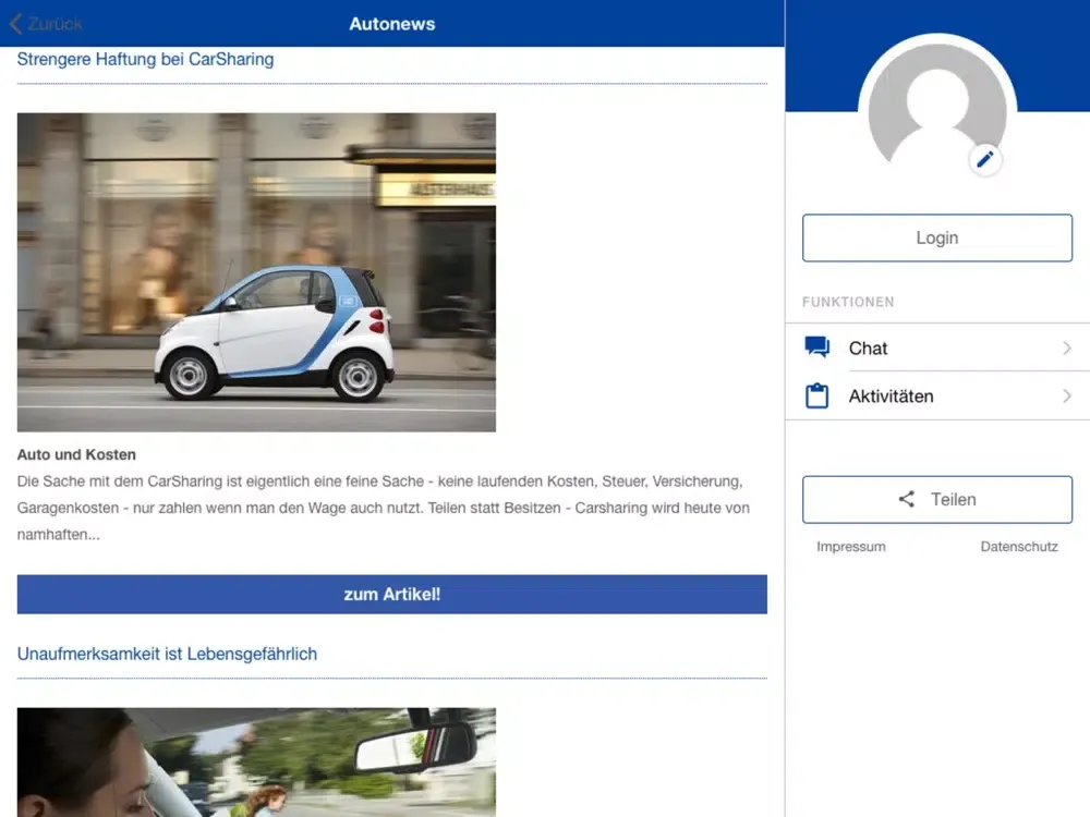 AS Autoservice iPad  Screenshots