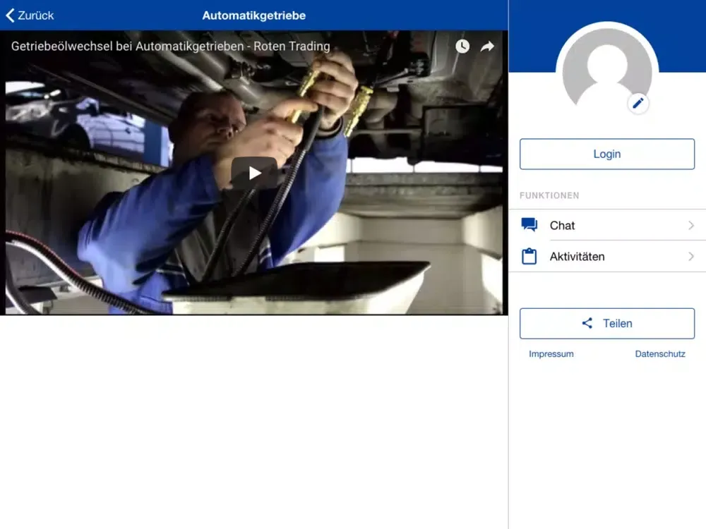 AS Autoservice iPad  Screenshots