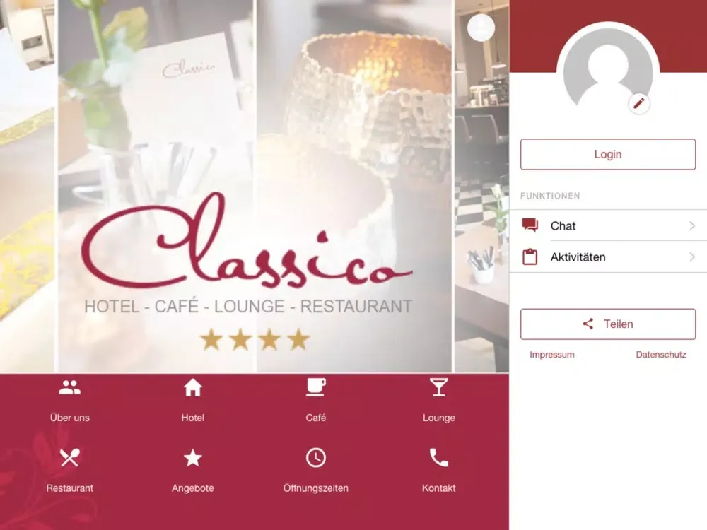 Classico iPad  Ekran Görüntüleri