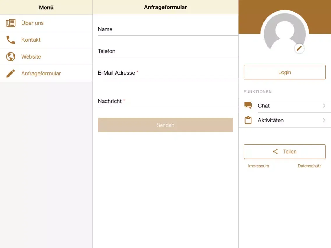 Häusliche Pflege S. Paland iPad  Screenshots